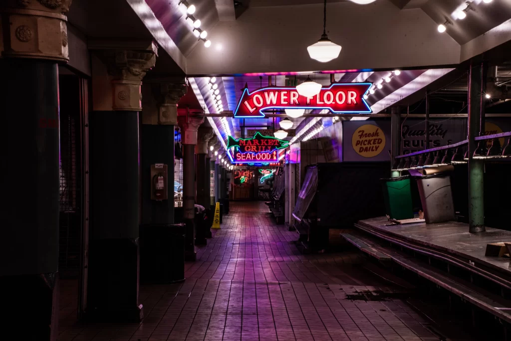 Haunted Heavens Gate Tile Pike Place Market Seattle